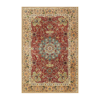 Tapis traditionnel mehroon/noir/crème
