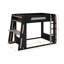 Grand lit superposé en bois avec bureau, USB et DEL-1695574080-1695574143