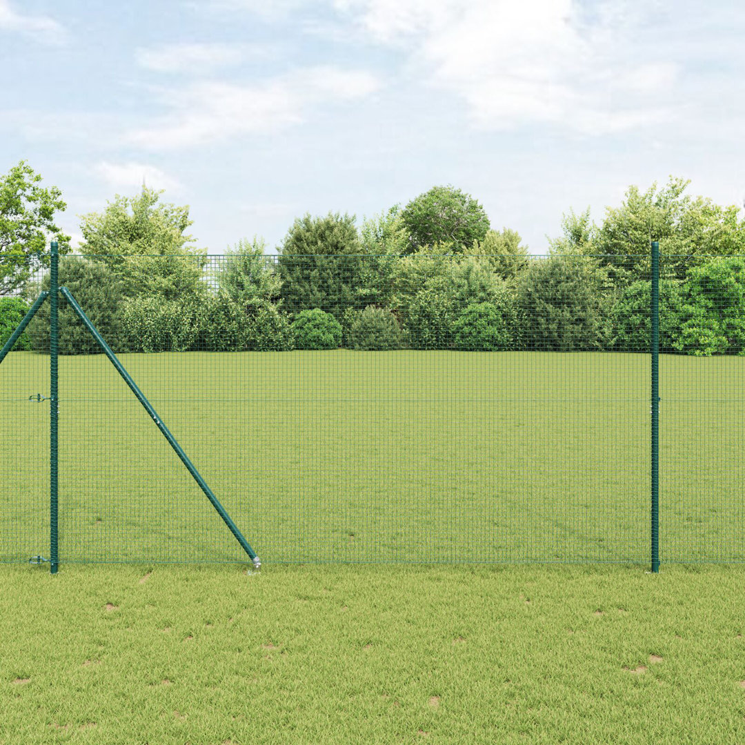 140cm H x 5000cm W Metal Border Fencing