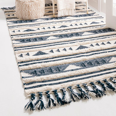 Performance Wool Geometric Indoor Rug