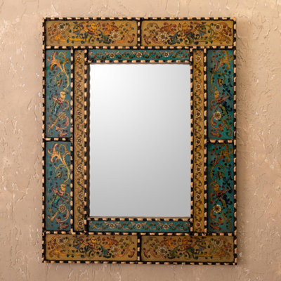 Erzsi Solid Wood Rectangle Mirror