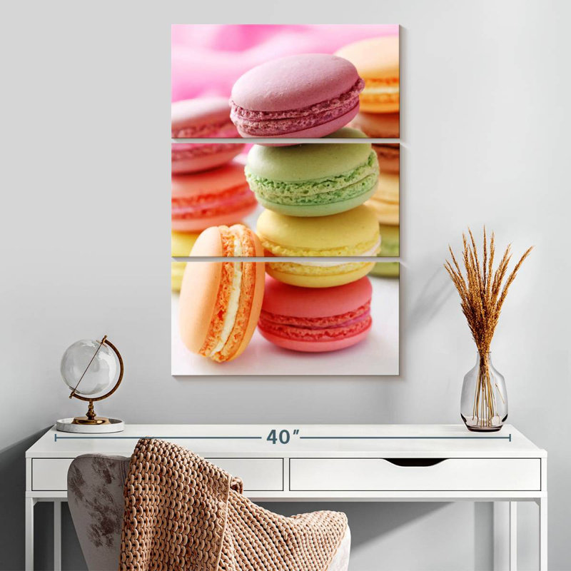Flavored Macarons, 32" H x 20" W