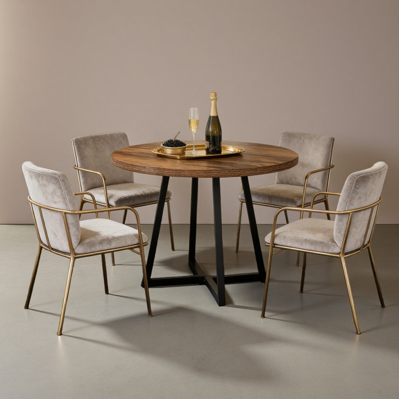 Sleek Greeting Table,Dining Table,Kitchen Dinner Table