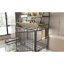 Cage pour animal avec fer - pratique et exquise, beige noir, 47,92 po Grand, 24,29 de largeur, 35,56 de profondeur avec rangement pratique et roues, beige / noir, l, P, H-118768651