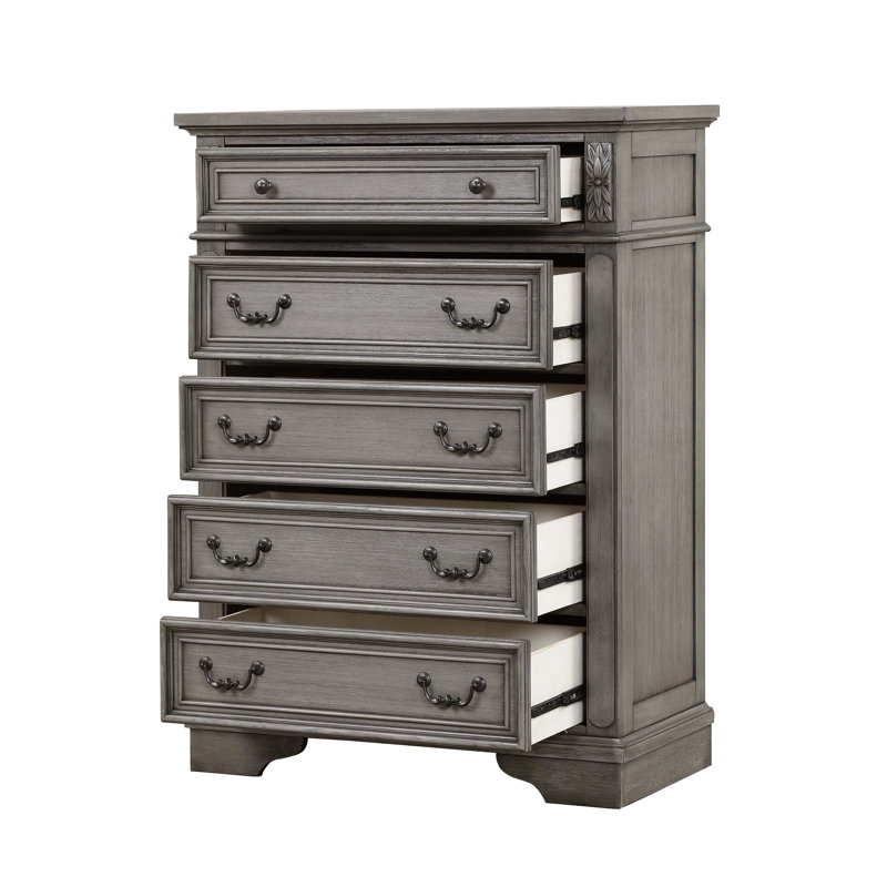 Azoriah 5-Drawer Wooden Dresser