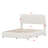 Low-Profile Bed Frame Featuring an Adjustable, Sculptural Cloud-Shaped Headboard