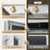 Lohoski Rectangle Wall Mounted Mirror with Aluminum Metal Frame, Beveled Decorative Accent Mirror, Horizontal and Vertical