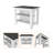 Kitchen Island, Three Concealed Shelves-2071554944