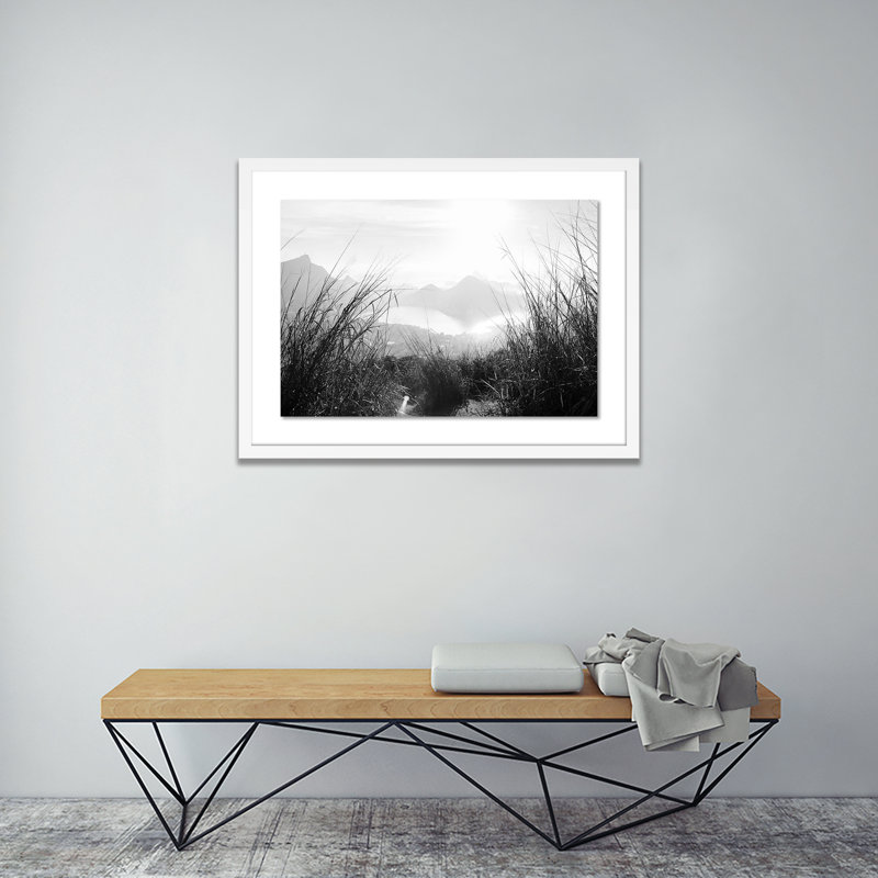 BW Landscape II Print by Erica Singleton, 18" H x 24" W x 1.5" D, White