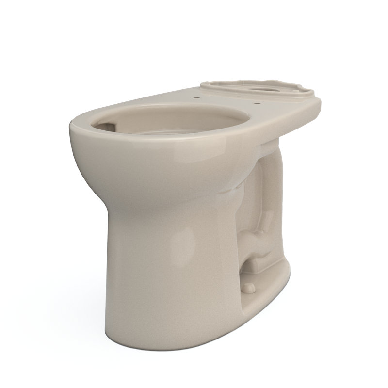 TOTO® Drake® Round TORNADO FLUSH® Toilet Bowl with CEFIONTECT®, Bone, Bone