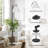 Perryman 62'' Dimmable Floor Lamp, Arc Standing Lamp with 1000 Lumens LED Edison Bulb Included, Pleated Shade Modern Tall Pole Lamp for Living Room, Bedroom, Office
