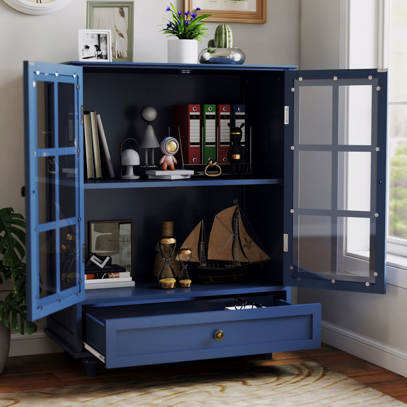 Buffet Minimalist Blue, Bleu