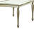 Jharana Extendable Glass Top Solid Wood Base Dining Table