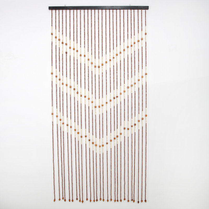 Faux Wood Door Curtain