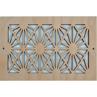 Stellar Air Wall And Ceiling Registers 6x24 ( Duct Opening) 8x26 Overall Size - Sunburst