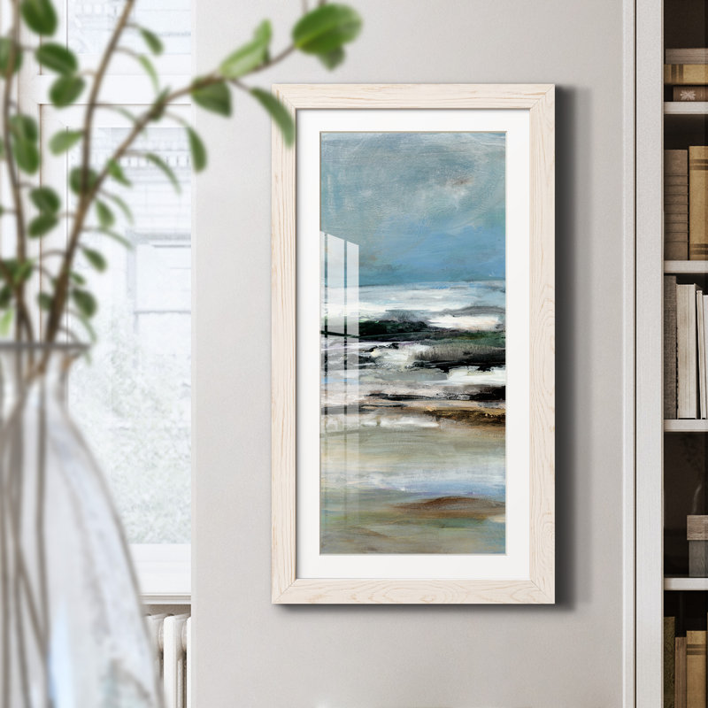 «Knowing You I», reproduction d'art sur papier encadré, Blanc