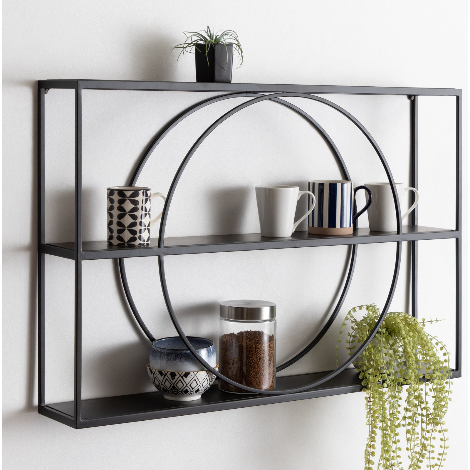 Morales 36" Accent Shelf, Black
