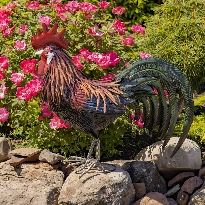 Statue de coq Azhan