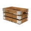 Ensemble de casiers 4 pièces en bois
