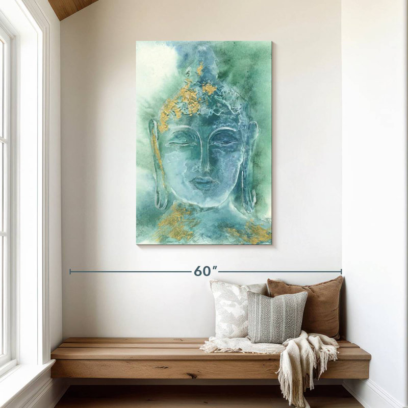 Bouddha doré Leisha I, H 45 po x l 30 po