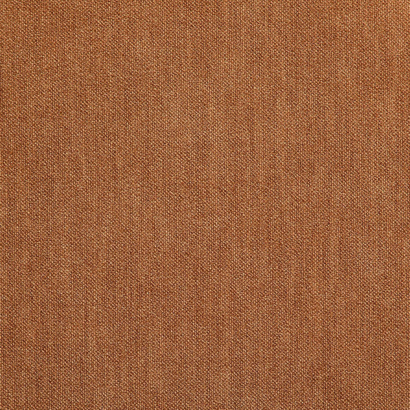 Tabouret en tissu Riccio, Brossé, Noir, Tissu de polyester cognac