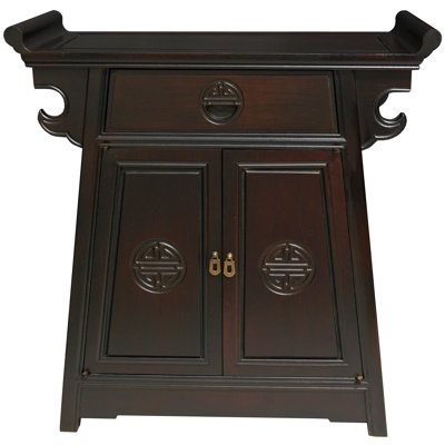 Dianah Solid Wood Accent Cabinet