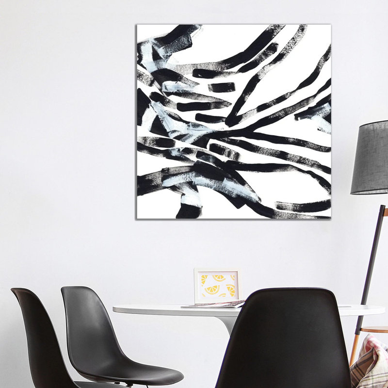 Onyx Code II 1 Piece Wrapped Canvas Painting, 93.98 cm H x 93.98 cm W x 1.91 cm D