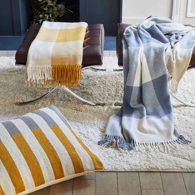 Plain Weave / Muslin Throw Blanket, W127 x L200cm, Turquoise