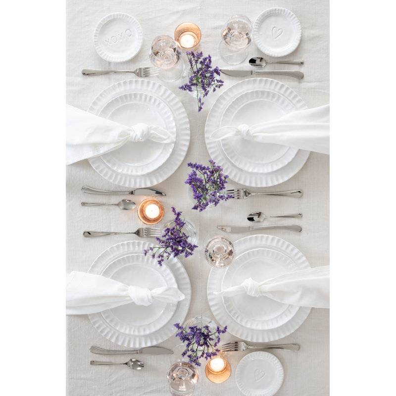 Pietra Serena Handmade Stoneware Dinner Plate