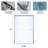 44-48*72 INCH Frame Double Sliding Soft-Close Shower Doors, Bathroom Sliding Shower Door,  (6Mm) Thick SGCC Tempered Glass Door For Bathroom Door ,Brushed Nickel-121720258