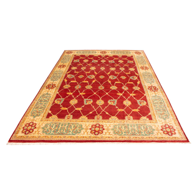 Tapis rouge foncé Chobi Finest 10 pi 0 po x 14 pi 2 po