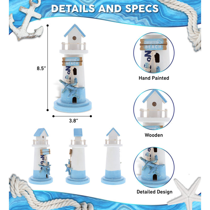 Figurine de phare Longshore Tides Mist