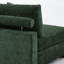 Fauteuil rembourré en chenille blanc cassé avec dossier rembourré, module de fauteuil simple avec accoudoirs pour canapé modulaire-235624968-250969580