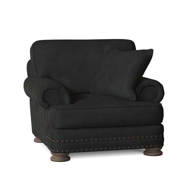 Foster 46" Wide Armchair, Akiko Graphite Performance 5534-011, Portobello