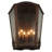 Austin Steel Flush Mounted Sconce