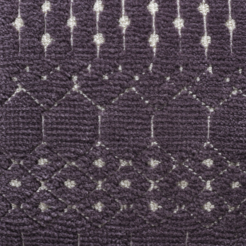 Housse de coussin Braith, Duvet, 20 po x 20 po, Gris moyen / crème