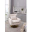 Fauteuil d'appoint pivotant à 360 degrés avec coussin-1188768826
