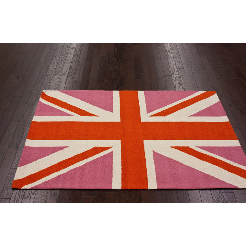 Tapis fantaisie Panitz England Bubble Gum, 6' x 9'