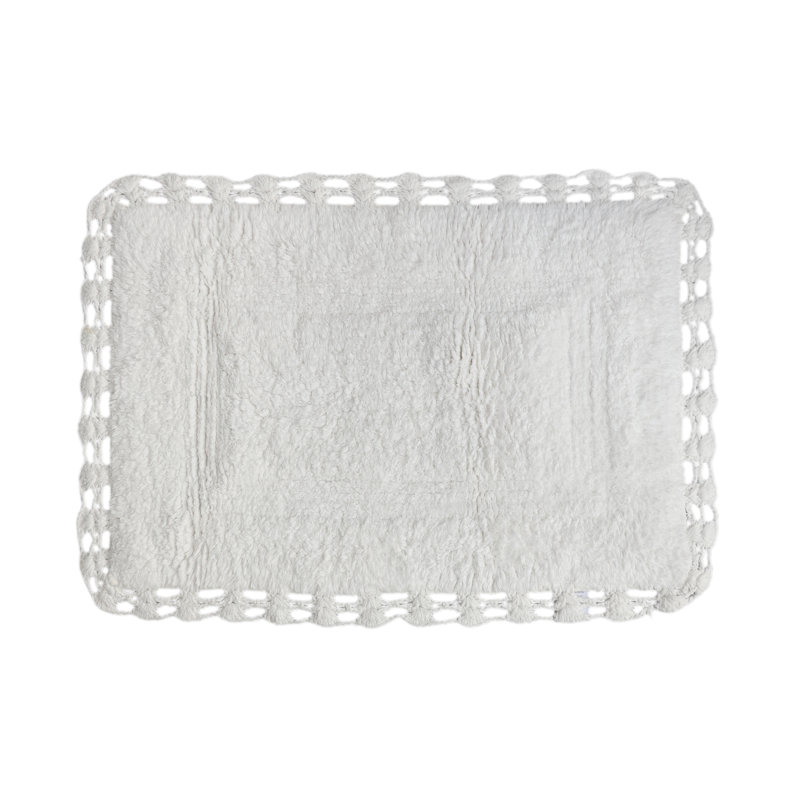 Ensemble de tapis de bain Rosellen, Blanc