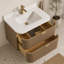 Meuble-lavabo simple 30 po avec comptoir en quartz Bulloch-116271925