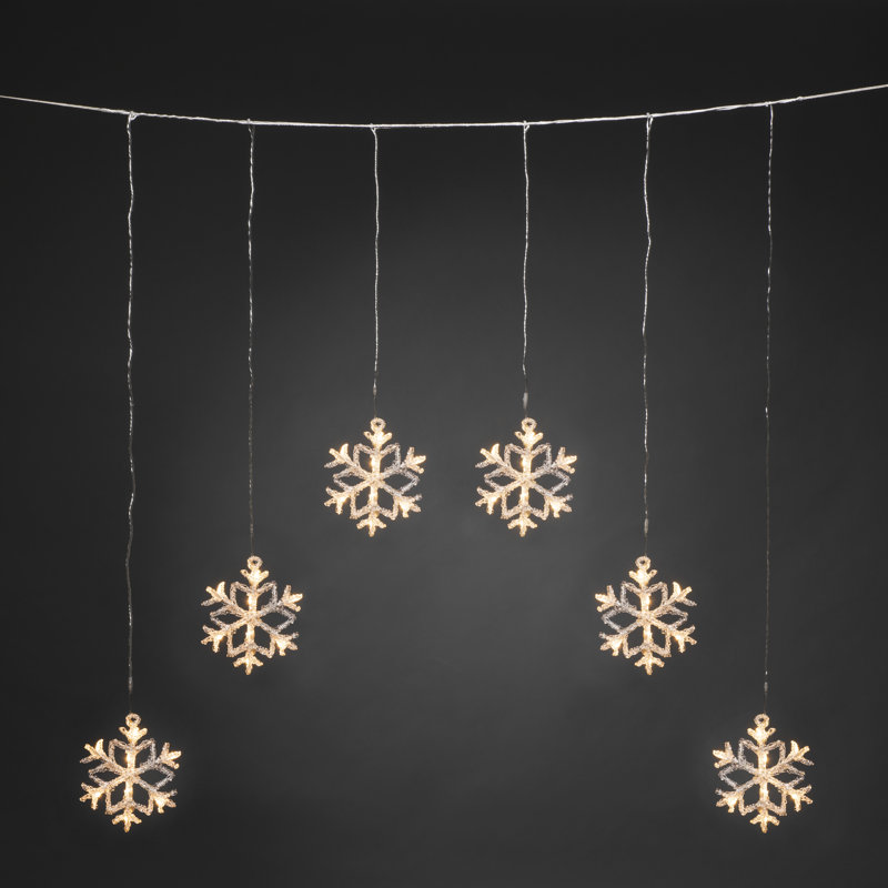 Window Curtain 0.9M LED 6 - Bulb String Lights