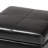 Leitch Faux Leather Ottoman-16388067