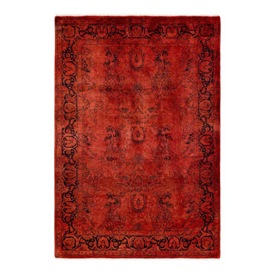 Fine Vibrance One-of-a-Kind 4' 1" X 5' 10" Hand Knotted Area Rug