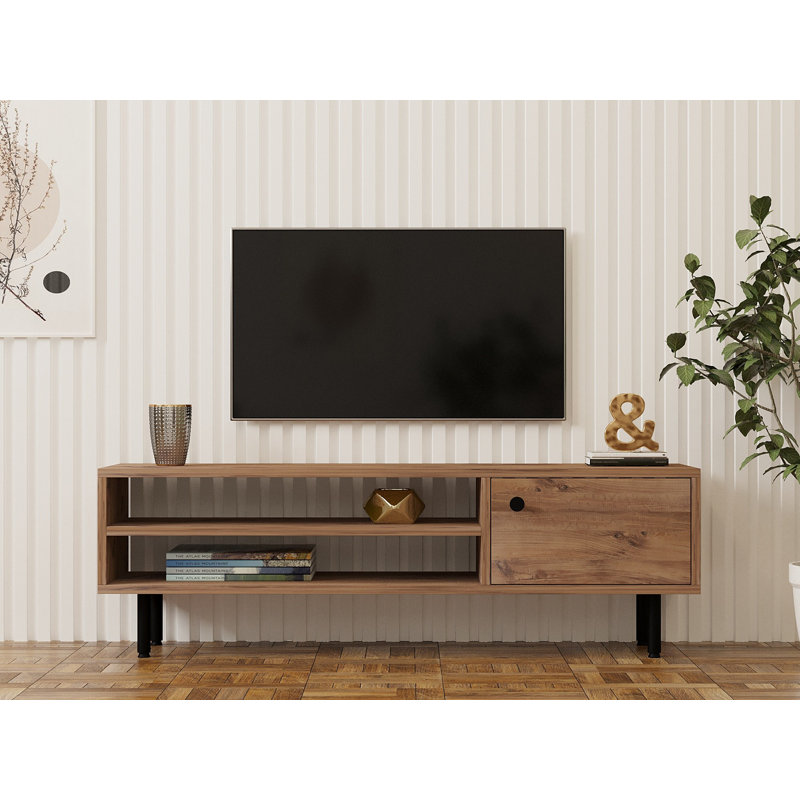Keikei Unfinished TV Stand, Natural