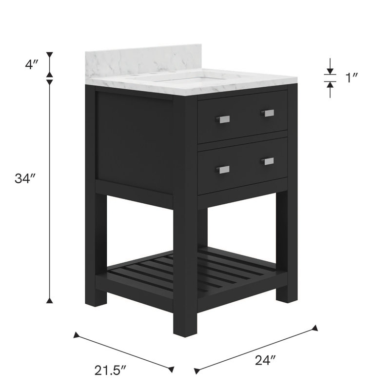 Madalyn 24'' W Vanity, Espresso