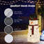 3ft Lighted Square Snowman Christmas Decorations