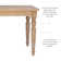 Hillary 60" Solid Wood Farmhouse Dining Table