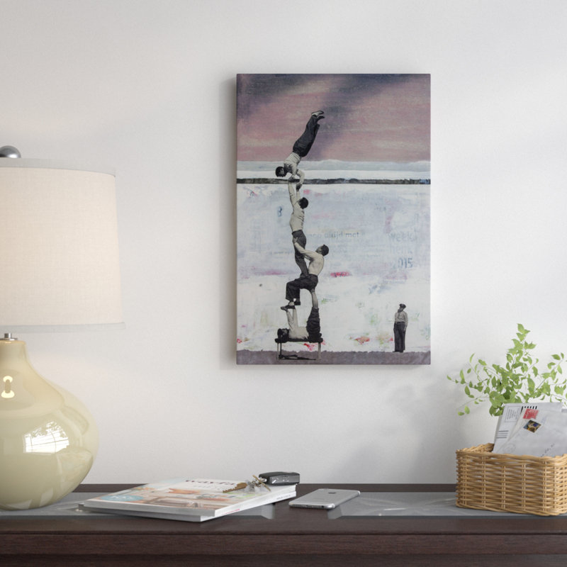 "the big escape" , impression sur toile tendue, H 18 po x l 12 po x P 1,5 po, Pas de tapis, Toile tendue