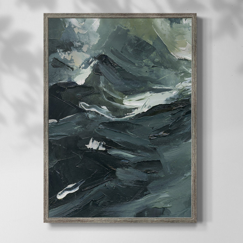 «Lost in the Sea I», reproduction encadrée - bois massif, H 11 po x l 9 po