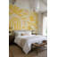 Papier peint abstrait coup de pinceau jaune-1465375170-1465375225